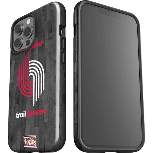 NBA Portland Trail Blazers Hardwood Classics iPhone 15 Pro Max Impact Case