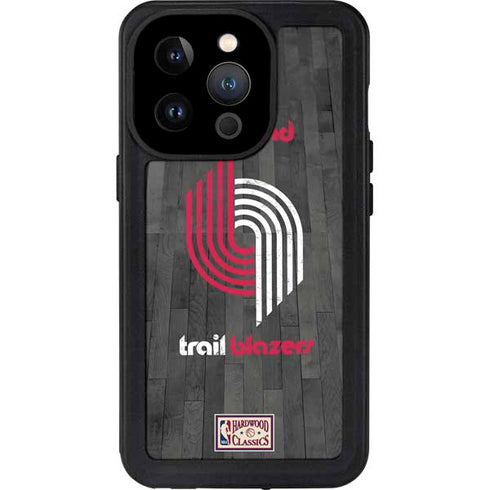 NBA Portland Trail Blazers Hardwood Classics iPhone 14 Pro Waterproof Case