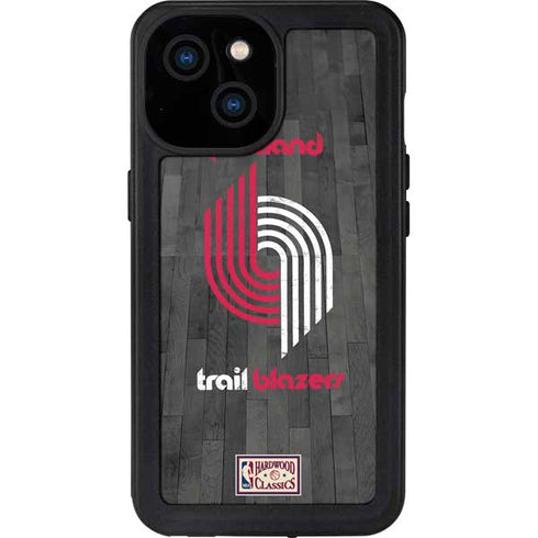 NBA Portland Trail Blazers Hardwood Classics iPhone 15 Waterproof Case
