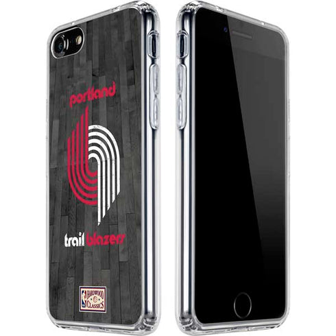 NBA Portland Trail Blazers Hardwood Classics iPhone SE (2nd & 3rd Gen) Clear Case