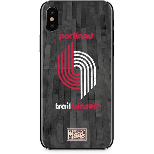 NBA Portland Trail Blazers Hardwood Classics iPhone X Skin
