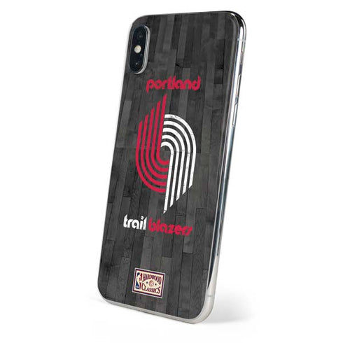 NBA Portland Trail Blazers Hardwood Classics iPhone X Skin