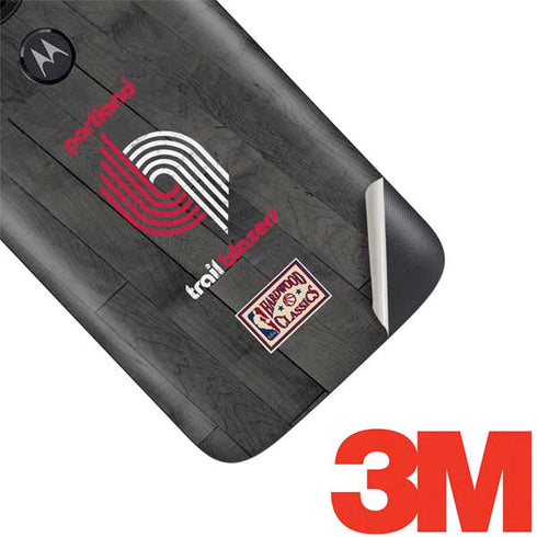 NBA Portland Trail Blazers Hardwood Classics Moto E5 Play Skin