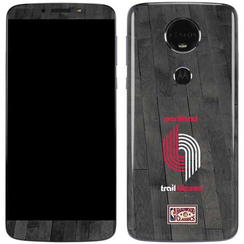 NBA Portland Trail Blazers Hardwood Classics Moto E5 Plus Skin