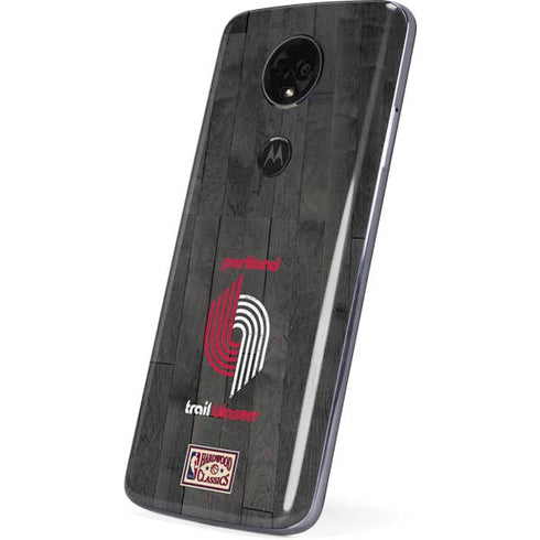 NBA Portland Trail Blazers Hardwood Classics Moto E5 Plus Skin