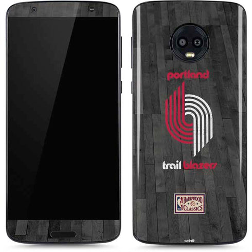 NBA Portland Trail Blazers Hardwood Classics Moto G6 Skin