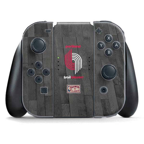NBA Portland Trail Blazers Hardwood Classics Nintendo Switch (2017-2021) Joy-Con Controller Skin