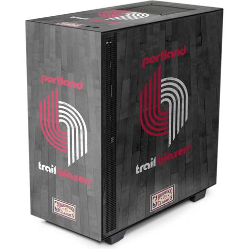 NBA Portland Trail Blazers Hardwood Classics NZXT H510 Compact ATX Mid-Tower Case Skin