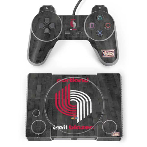NBA Portland Trail Blazers Hardwood Classics PlayStation Classic Bundle Skin
