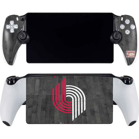 NBA Portland Trail Blazers Hardwood Classics PlayStation Portal Remote Player Skin