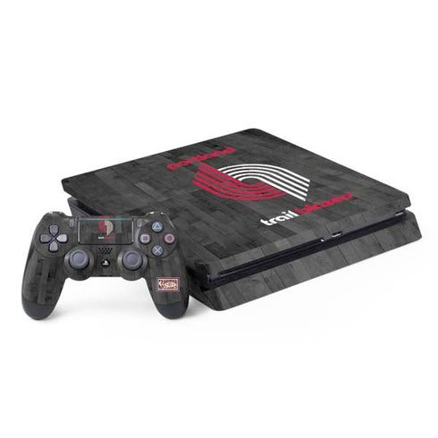 NBA Portland Trail Blazers Hardwood Classics PS4 Slim Bundle Skin