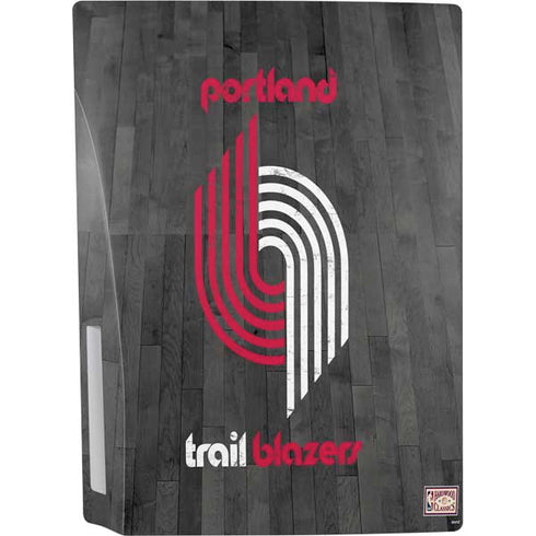 NBA Portland Trail Blazers Hardwood Classics PS5 Console Skin