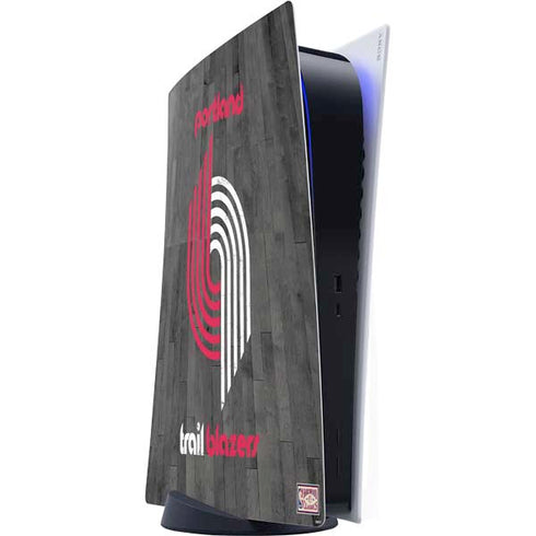 NBA Portland Trail Blazers Hardwood Classics PS5 Digital Edition Console Skin