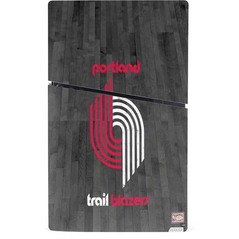 NBA Portland Trail Blazers Hardwood Classics PS5 Slim Digital Edition Bundle Skin