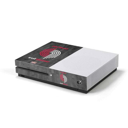 NBA Portland Trail Blazers Hardwood Classics Xbox One S Console Skin