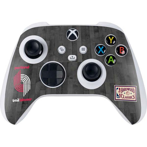 NBA Portland Trail Blazers Hardwood Classics Xbox Series S Controller Skin