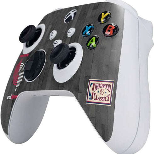 NBA Portland Trail Blazers Hardwood Classics Xbox Series S Controller Skin