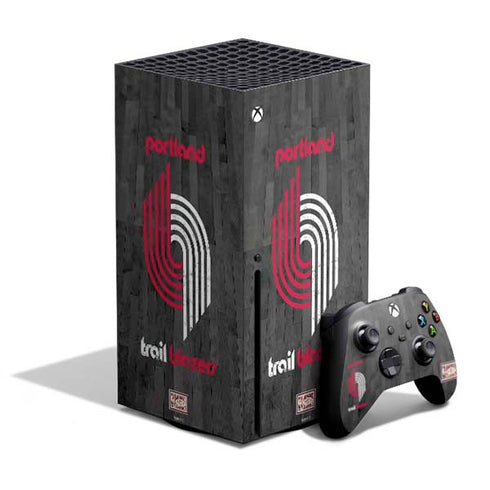NBA Portland Trail Blazers Hardwood Classics Xbox Series X Bundle Skin