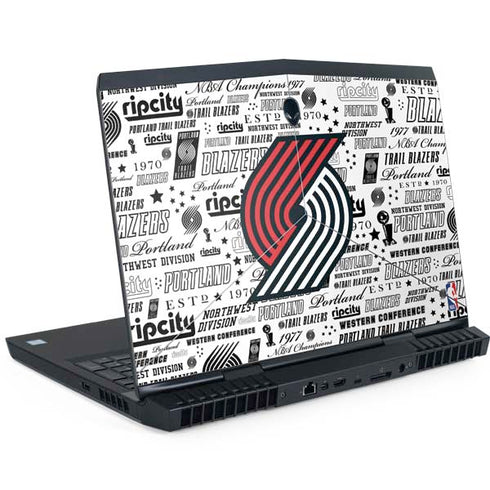NBA Portland Trail Blazers Historic Blast Dell Alienware Skin