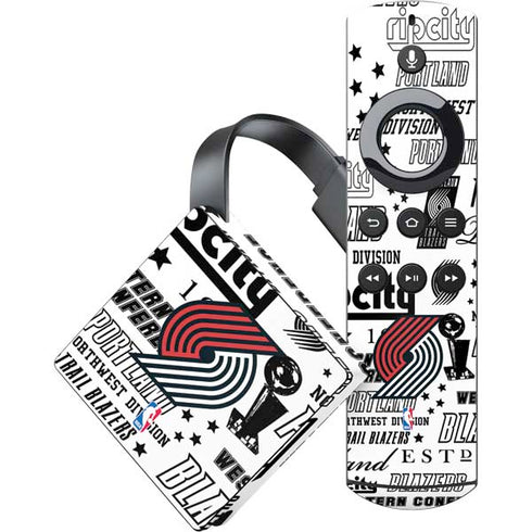 NBA Portland Trail Blazers Historic Blast Amazon Fire TV Skin