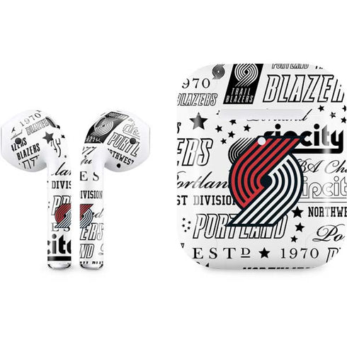 NBA Portland Trail Blazers Historic Blast Apple AirPods 2 Skin