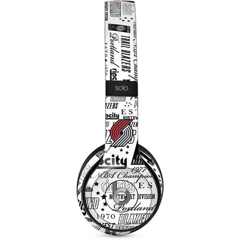 NBA Portland Trail Blazers Historic Blast Beats Solo 2 Wired Skin