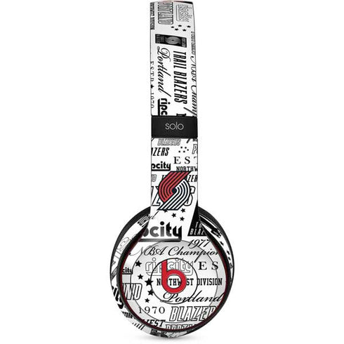 NBA Portland Trail Blazers Historic Blast Beats Solo 2 Wireless Skin