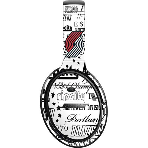 NBA Portland Trail Blazers Historic Blast Bose QuietComfort 35 II Headphones Skin