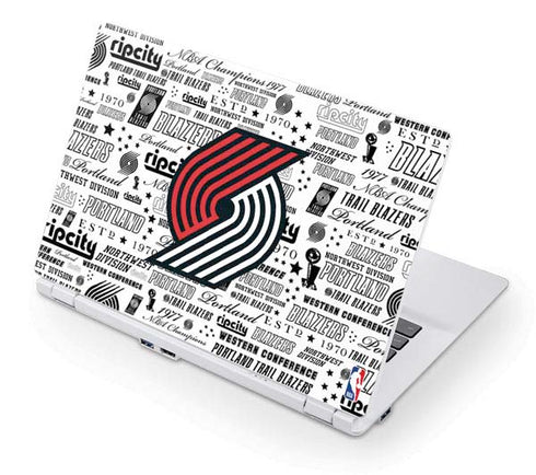 NBA Portland Trail Blazers Historic Blast Acer Chromebook Skin