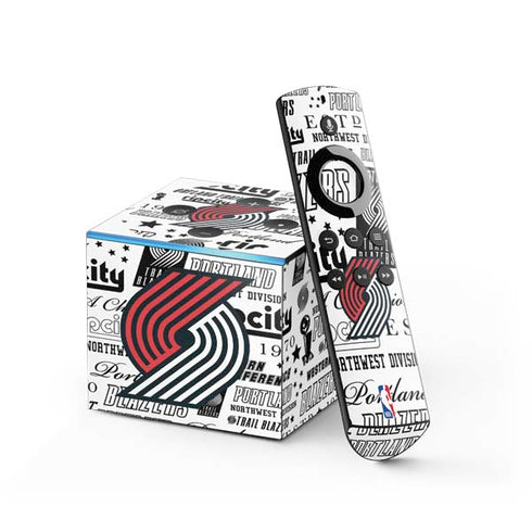 NBA Portland Trail Blazers Historic Blast Fire TV Cube Skin