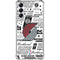 NBA Portland Trail Blazers Historic Blast Galaxy A14 5G Clear Case