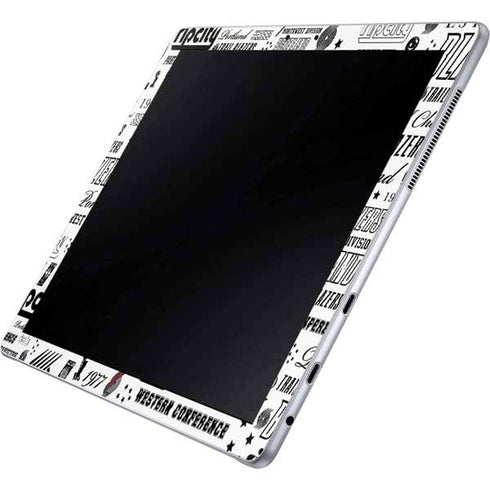 NBA Portland Trail Blazers Historic Blast Galaxy Book 12in Skin