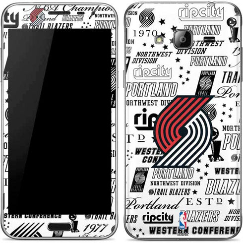 NBA Portland Trail Blazers Historic Blast Galaxy J3 Skin