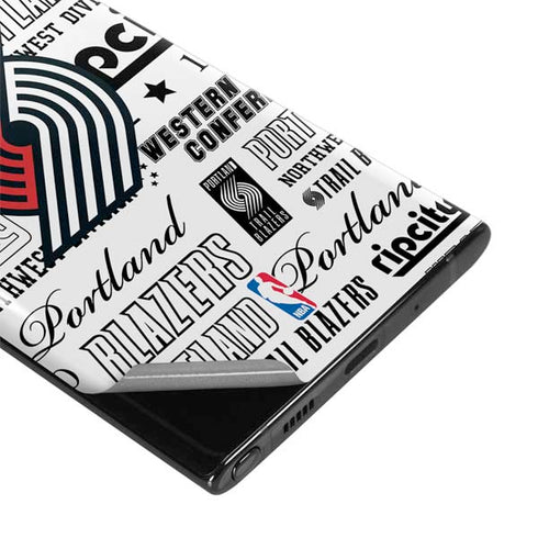 NBA Portland Trail Blazers Historic Blast Galaxy Note 10 Plus Skin
