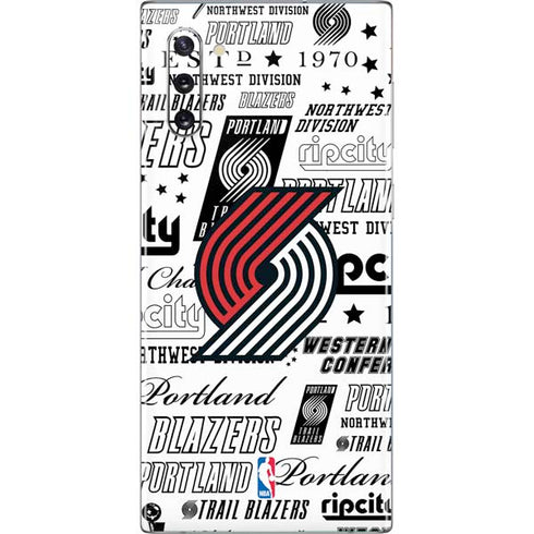 NBA Portland Trail Blazers Historic Blast Galaxy Note 10 Skin