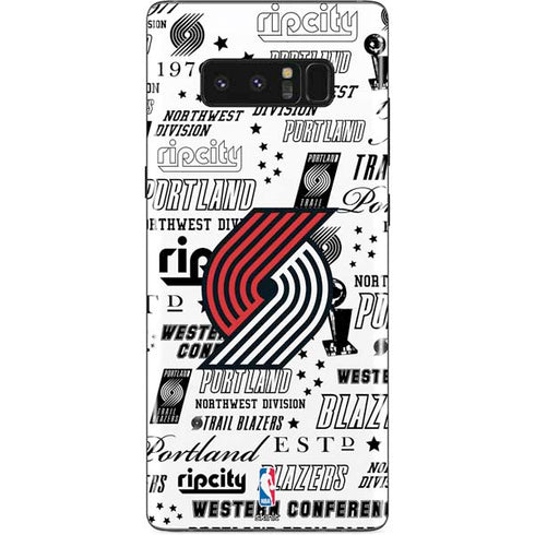 NBA Portland Trail Blazers Historic Blast Galaxy Note 8 Skin