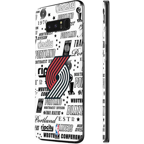 NBA Portland Trail Blazers Historic Blast Galaxy Note 8 Skin