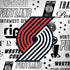 NBA Portland Trail Blazers Historic Blast Galaxy Note 8 Skin
