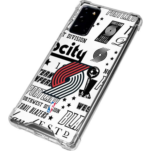 NBA Portland Trail Blazers Historic Blast Galaxy Note20 5G Clear Case