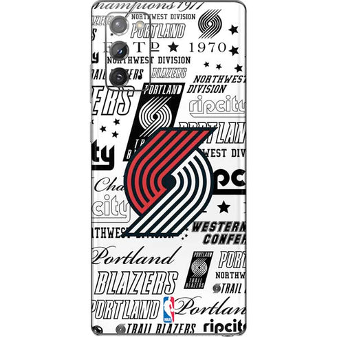 NBA Portland Trail Blazers Historic Blast Galaxy Note20 5G Skin