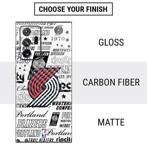 NBA Portland Trail Blazers Historic Blast Galaxy Note20 Ultra 5G Skin