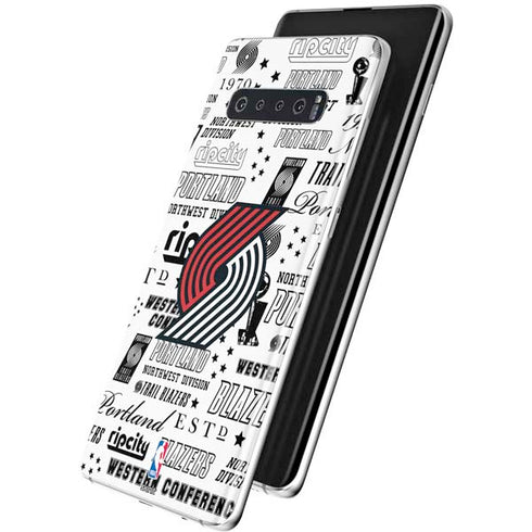 NBA Portland Trail Blazers Historic Blast Galaxy S10 Skin