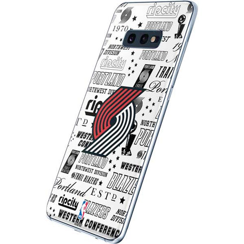 NBA Portland Trail Blazers Historic Blast Galaxy S10e Skin