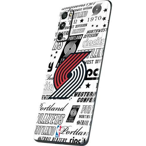 NBA Portland Trail Blazers Historic Blast Galaxy S20 Fan Edition Skin