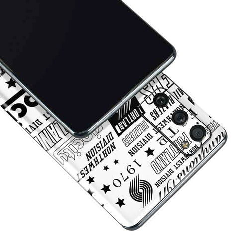 NBA Portland Trail Blazers Historic Blast Galaxy S20 Fan Edition Skin