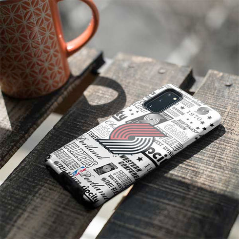 NBA Portland Trail Blazers Historic Blast Galaxy S20 Pro Case