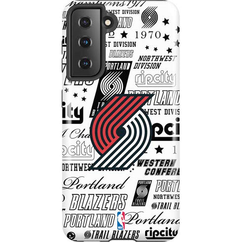 NBA Portland Trail Blazers Historic Blast Galaxy S21 5G Pro Case