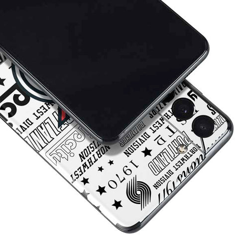 NBA Portland Trail Blazers Historic Blast Galaxy S21 Plus 5G Skin