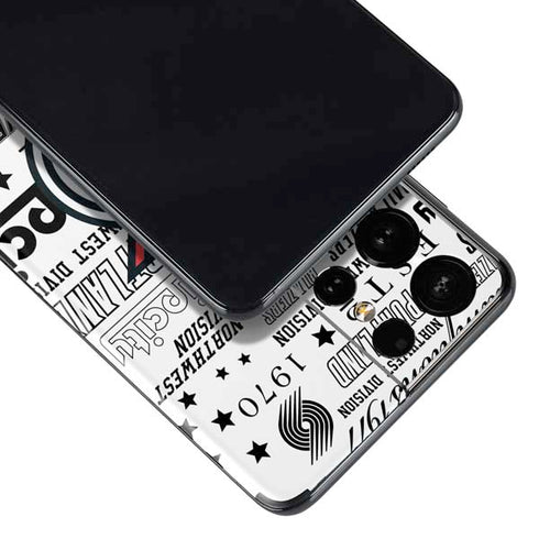 NBA Portland Trail Blazers Historic Blast Galaxy S21 Ultra 5G Skin