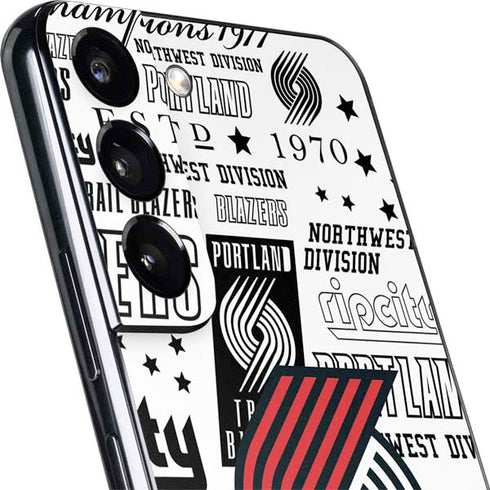 NBA Portland Trail Blazers Historic Blast Galaxy S22 Skin